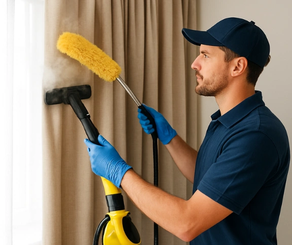 Trusted residential curtain cleaning technician Matty Curtain Cleaning watsonia-vic QLD